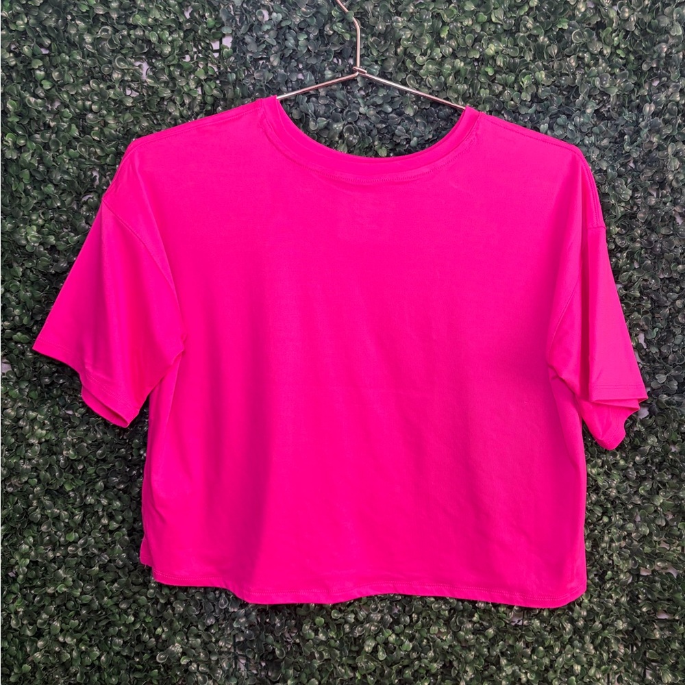 Athletic Works Bright Pink Short Sleeve Tee